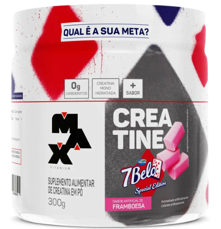 Creatine sabor 7belo 300g MAX TITANIUM