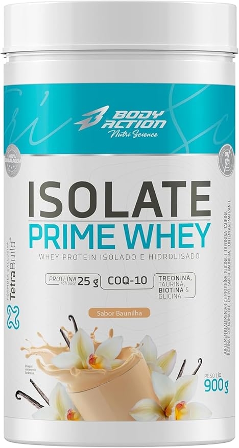 Isolate Prime Whey 900g BODY ACTION - Isolado e Hidrolisado
