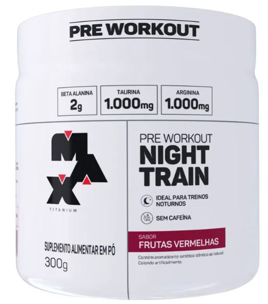 Night Train 300g Sem Cafeína MAX TITANIUM