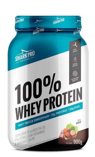 100% Whey Protein 900g SHARK PRO - Concentrado