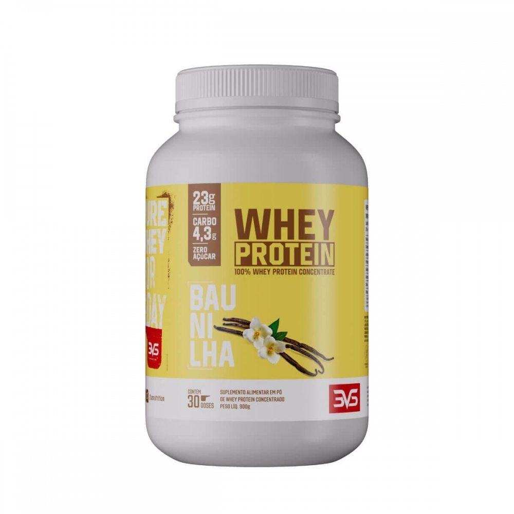 100% Whey Concentrado 900g 3VS NUTRITION - Concentrado