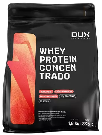 Whey Protein Concentrado Refil 1,8kg DUX - Concentrado