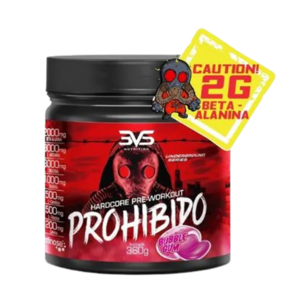 Prohibido 360g com Beta Alanina 3VS NUTRITION