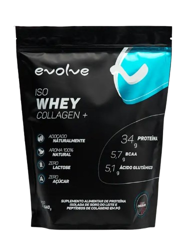 Iso Whey Collagen+ 840g EVOLVE - Isolado